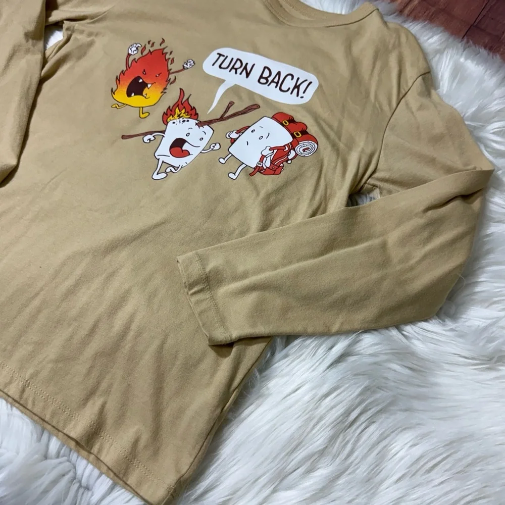The Children’s Place Graphic Long Sleeve Shirt - Boys Size M (7/8)